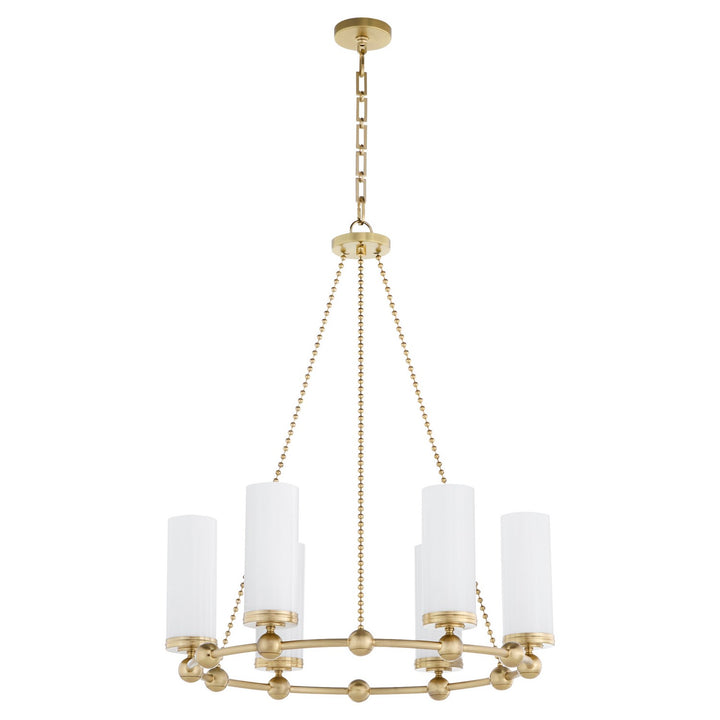 QuorumLee BoulevardSix Light Chandelier