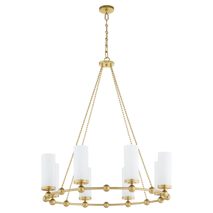 QuorumLee BoulevardEight Light Chandelier