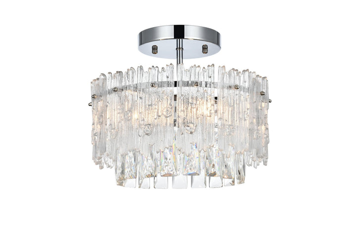 Elegant LightingEmiliaThree Light Flush Mount