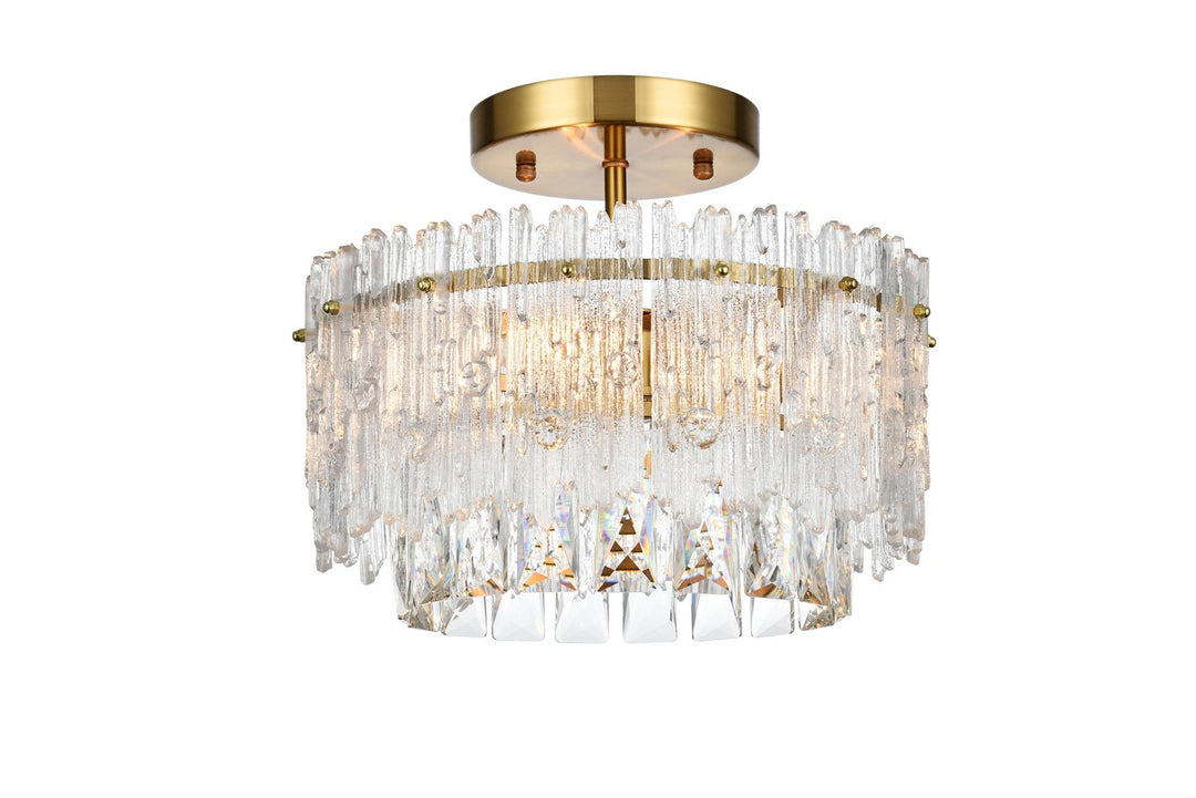 Elegant LightingEmiliaThree Light Flush Mount