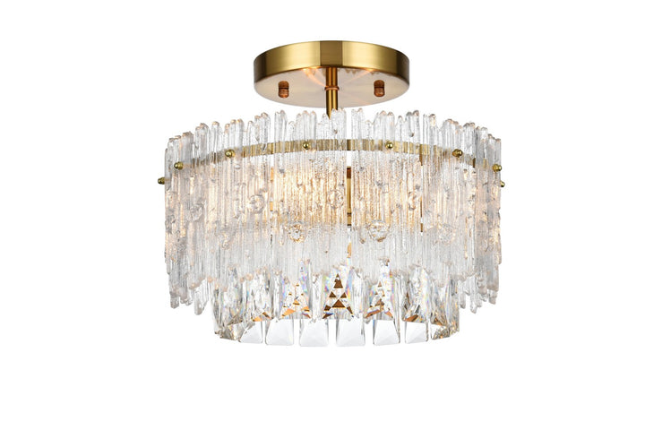 Elegant LightingEmiliaThree Light Flush Mount