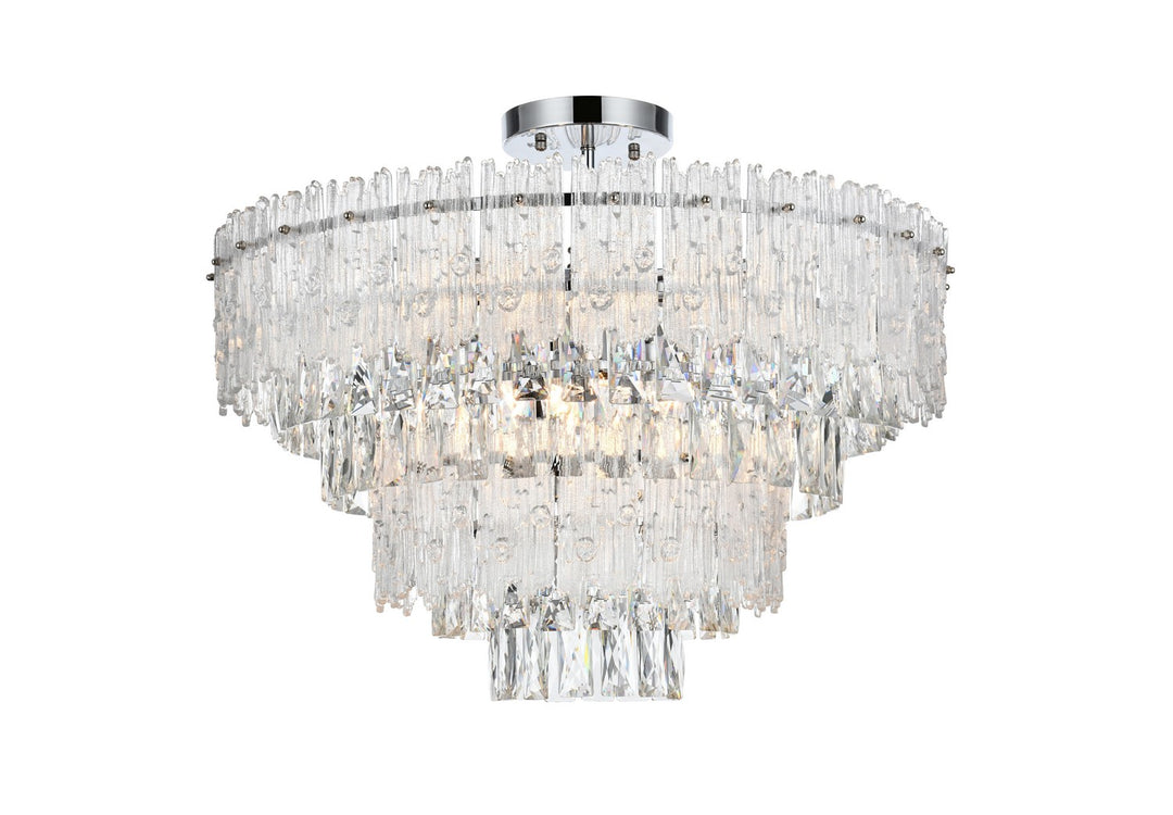 Elegant LightingEmiliaEight Light Flush Mount