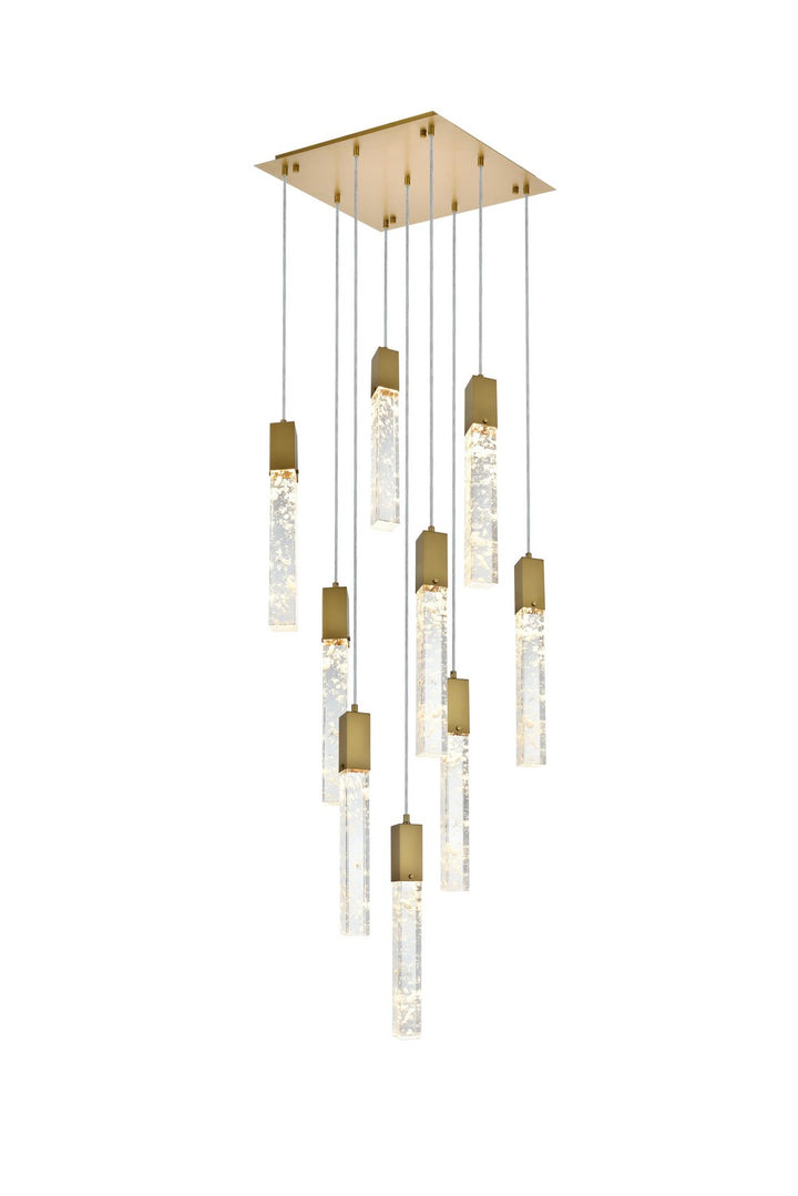 Elegant LightingAuroraNine Light Pendant