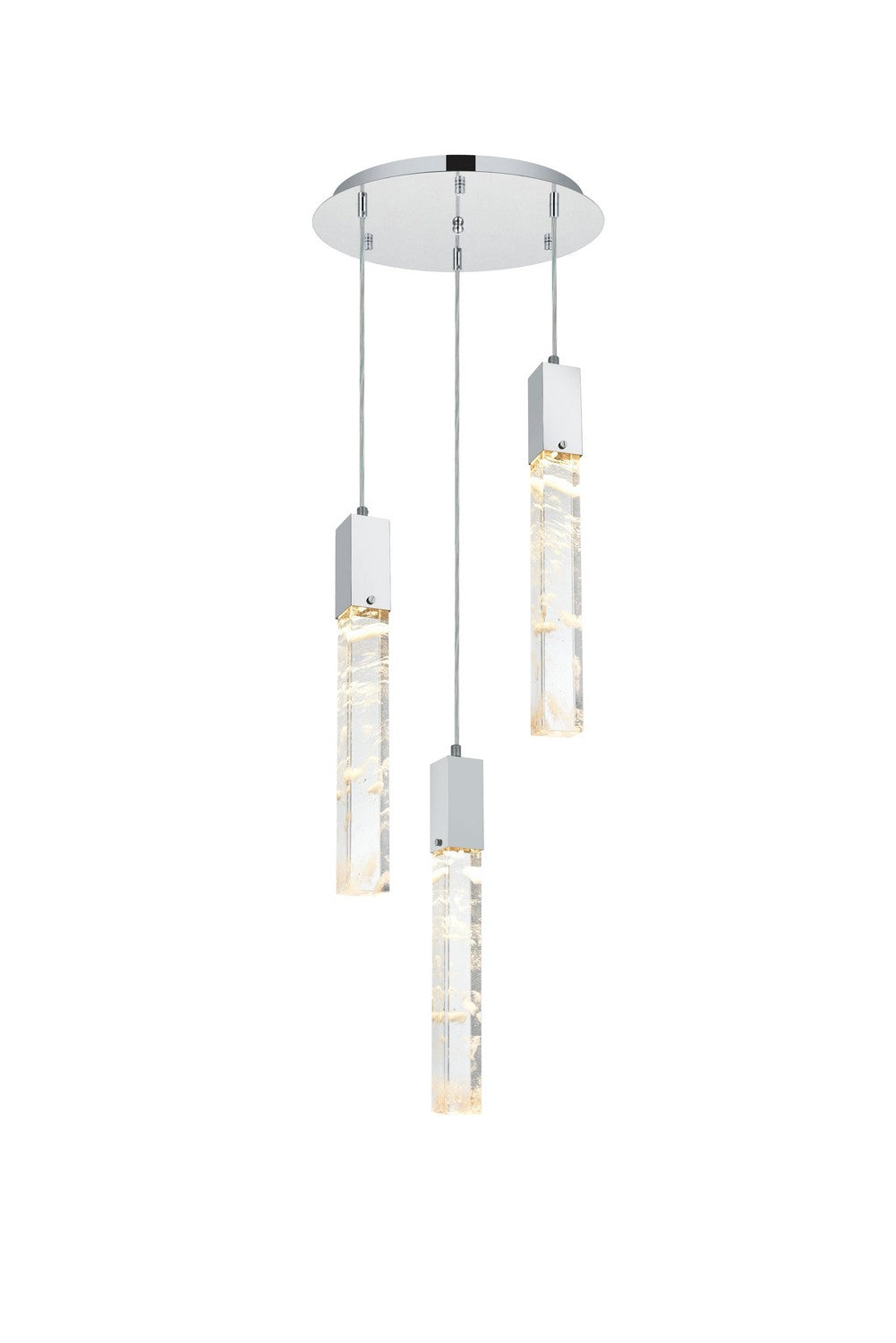 Elegant LightingAuroraThree Light Chandelier