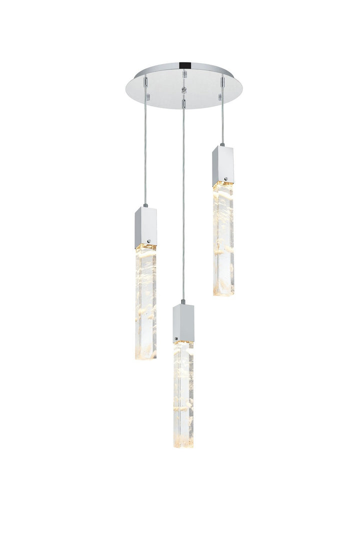 Elegant LightingAuroraThree Light Chandelier