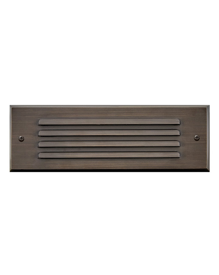 HinkleyLouvered Brick LightLED Flush Step Light