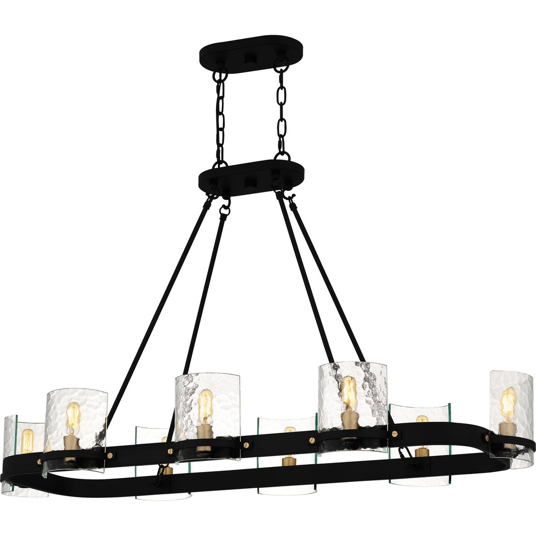QuoizelGloucesterEight Light Linear Chandelier