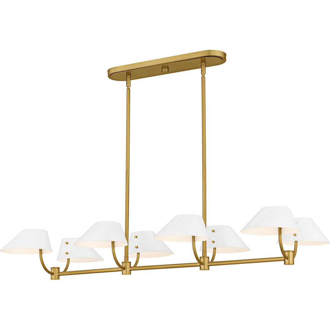 QuoizelPenleyEight Light Linear Chandelier