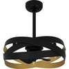 Quoizel 3-Light Fandelier | with 6W B10