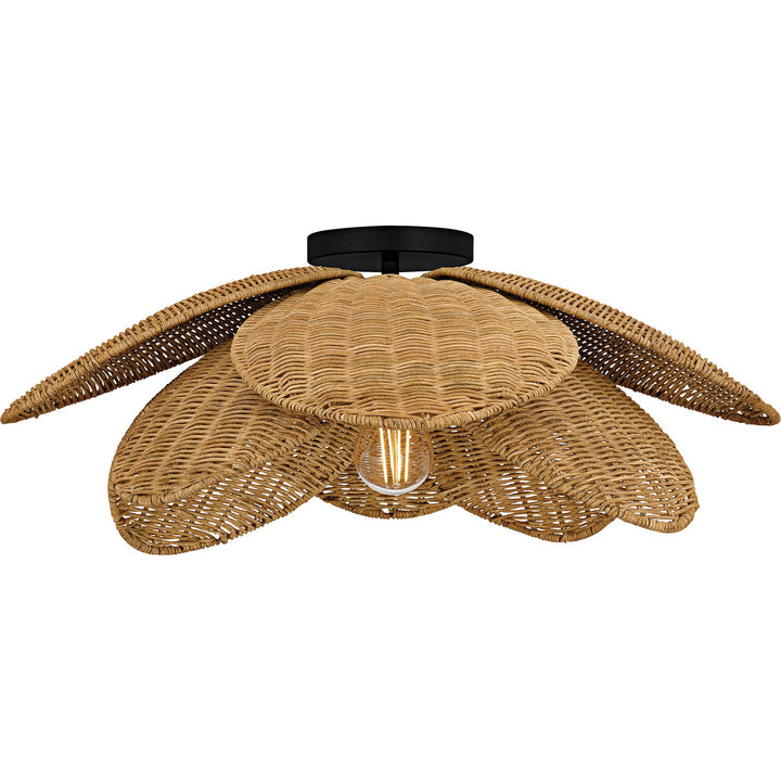 QuoizelWillaOne Light Semi-Flush Mount