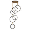 ET2 Hoopla | Mid. Chandeliers at 15W, 2500lm, & 3000K Temp