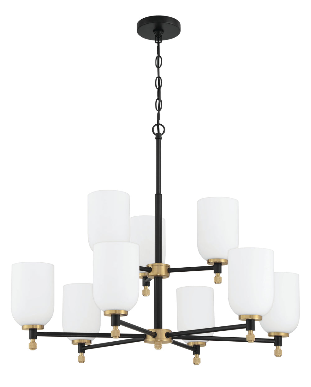 CraftmadeCouncilNine Light Chandelier