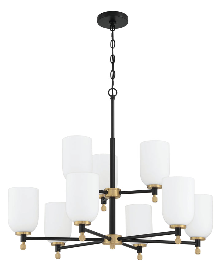 CraftmadeCouncilNine Light Chandelier
