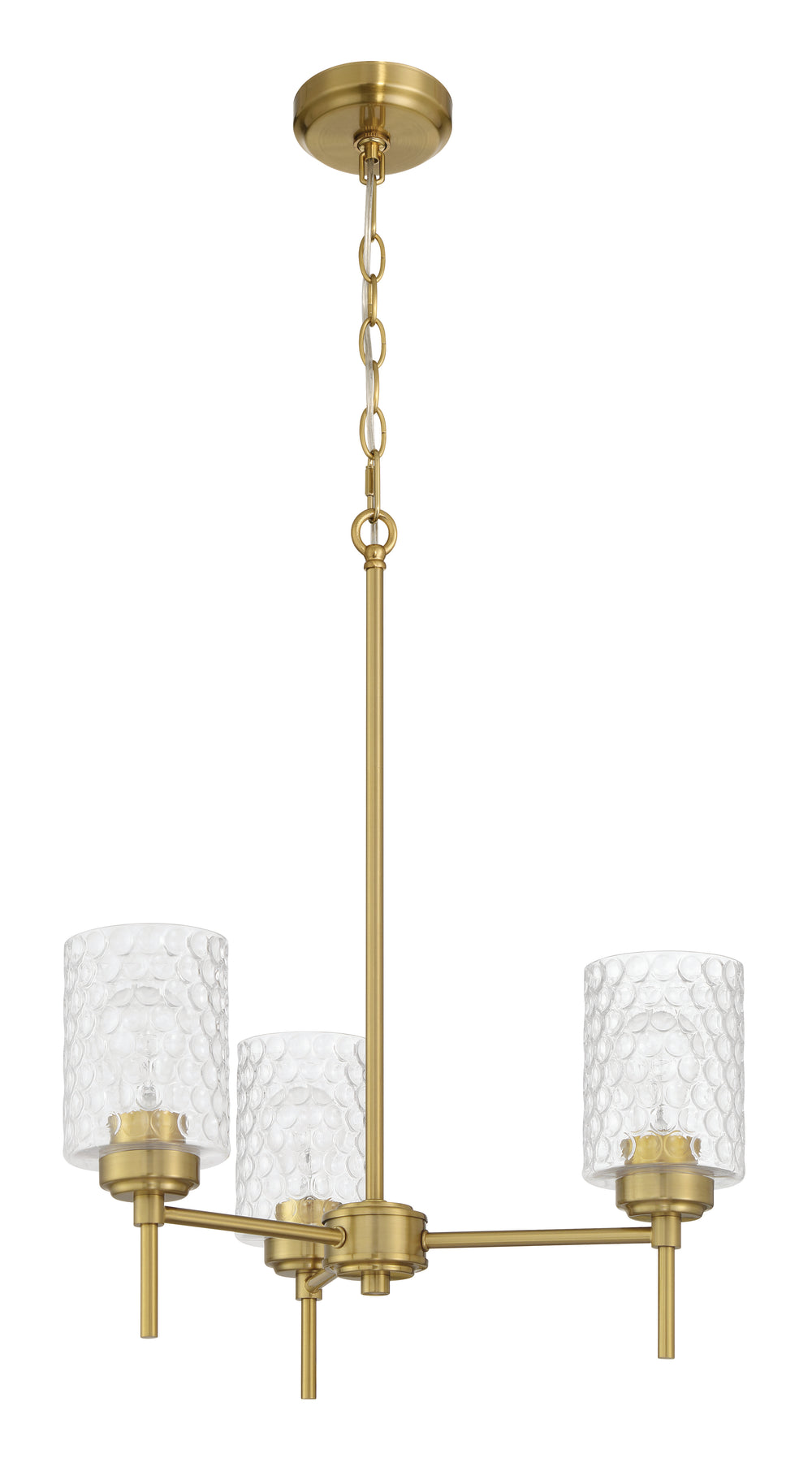 CraftmadeClaireThree Light Chandelier