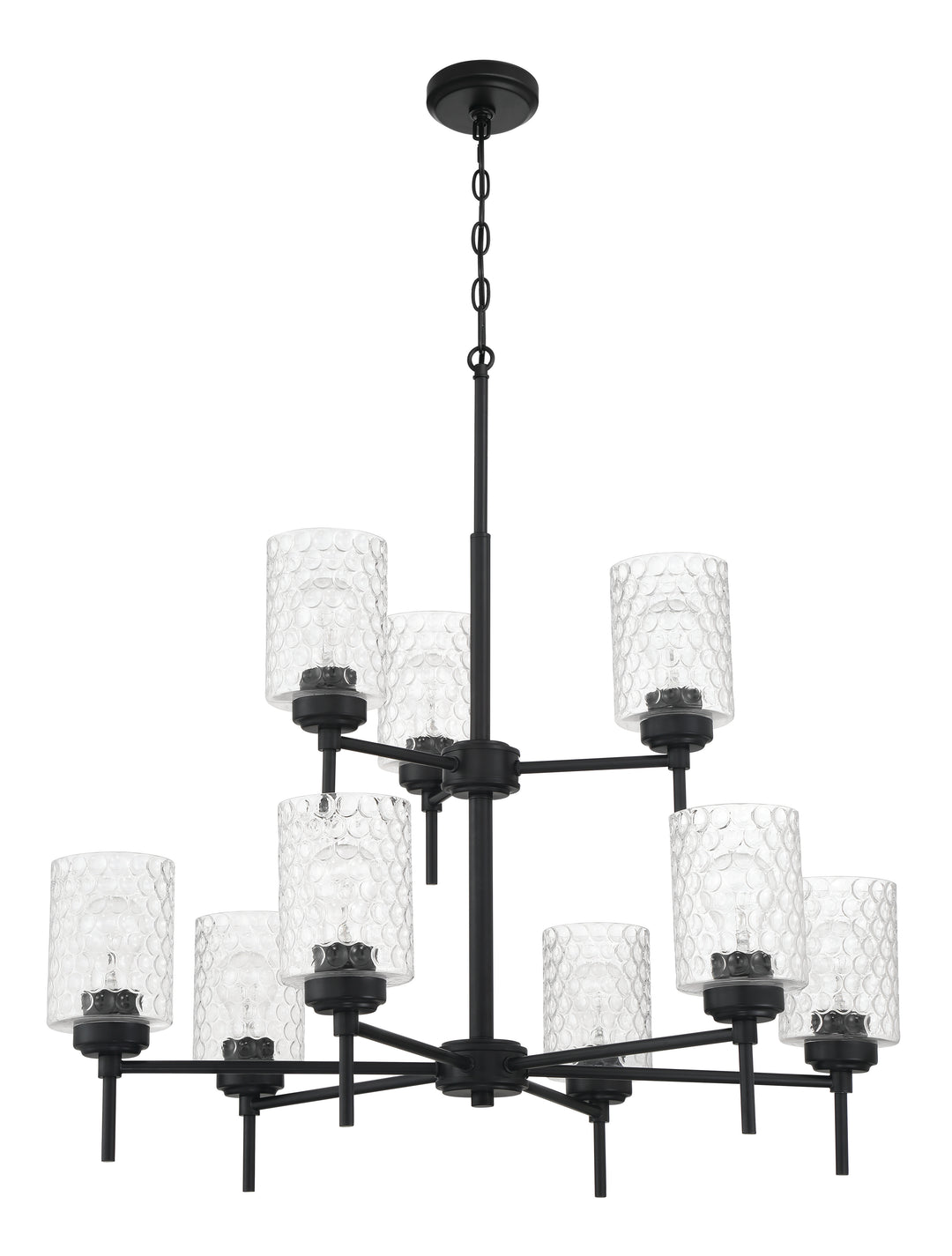 CraftmadeClaireNine Light Chandelier