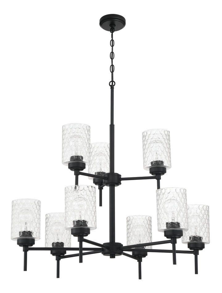 CraftmadeClaireNine Light Chandelier