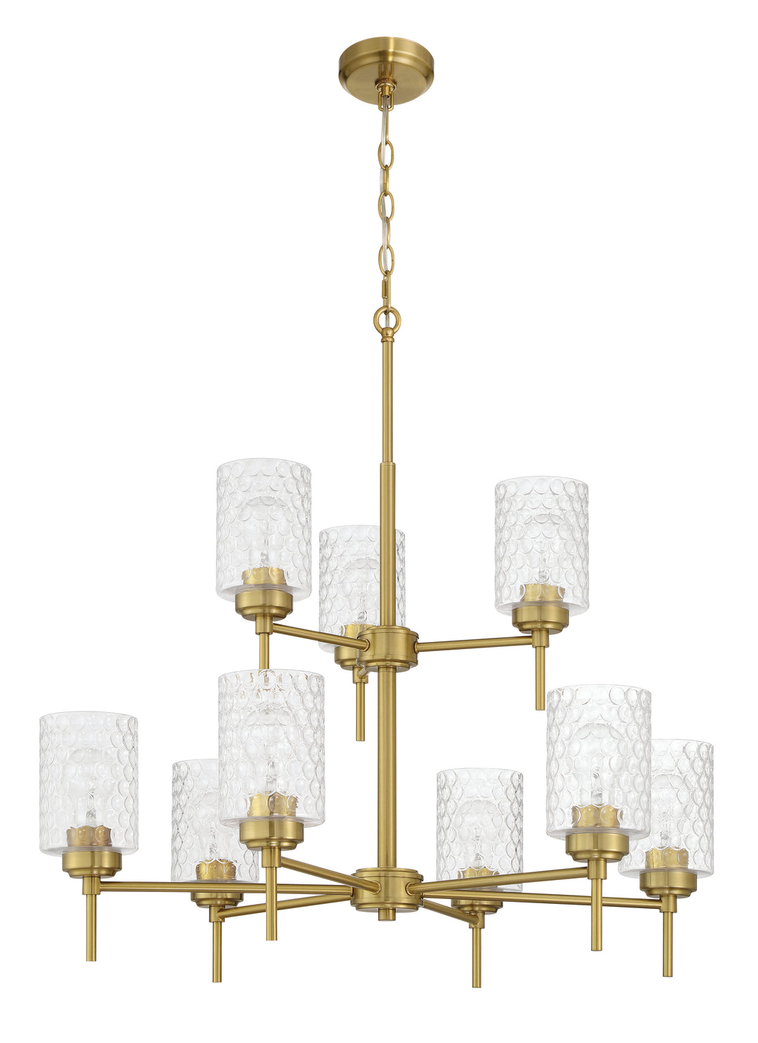 CraftmadeClaireNine Light Chandelier