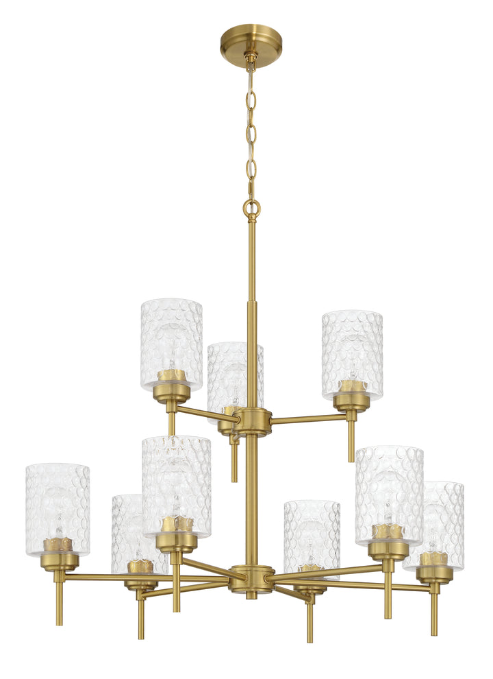 CraftmadeClaireNine Light Chandelier