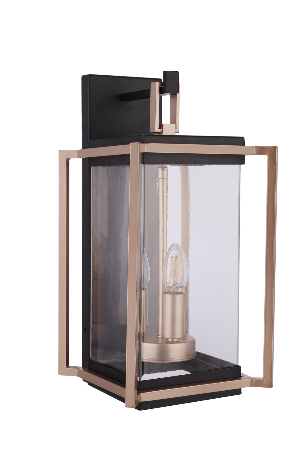 CraftmadeMetalworkThree Light Outdoor Wall Lantern