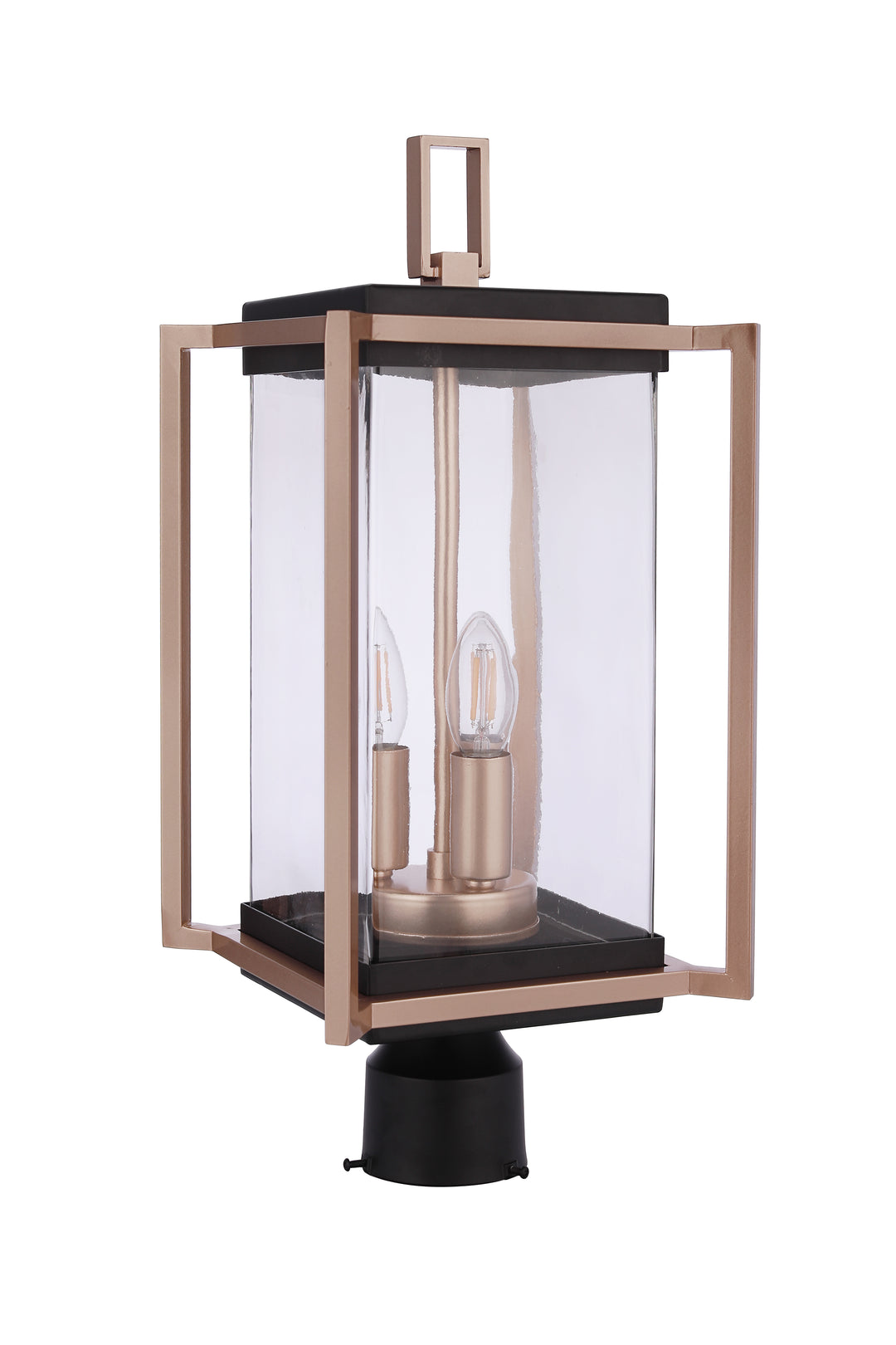 CraftmadeMetalworkThree Light Outdoor Post Mount