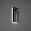 Modern Forms Keyhole | Exterior Lights at 19.90W, 612lm, & 3000K Temp
