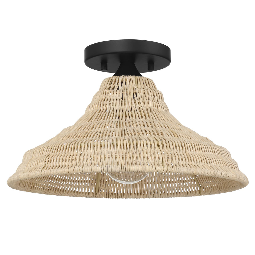 HunterAgouraOne Light Flush Mount