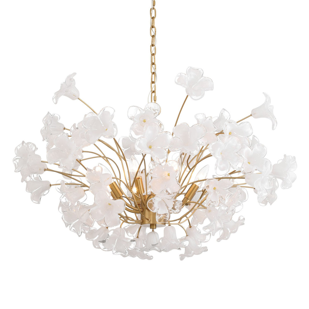 MetropolitanBloomeEight Light Chandelier