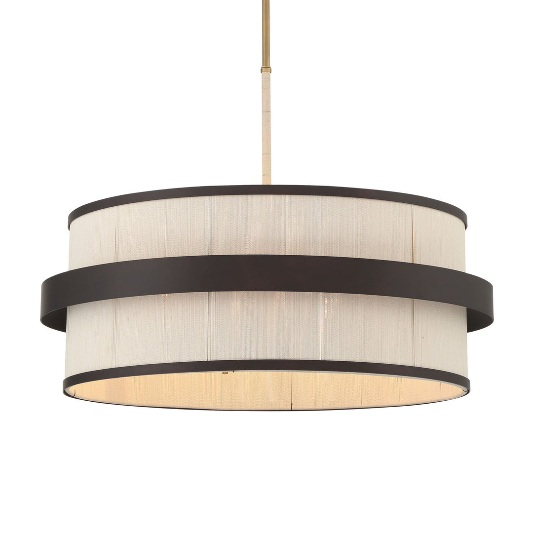 Minka-LaveryHarbor WrapSix Light Pendant