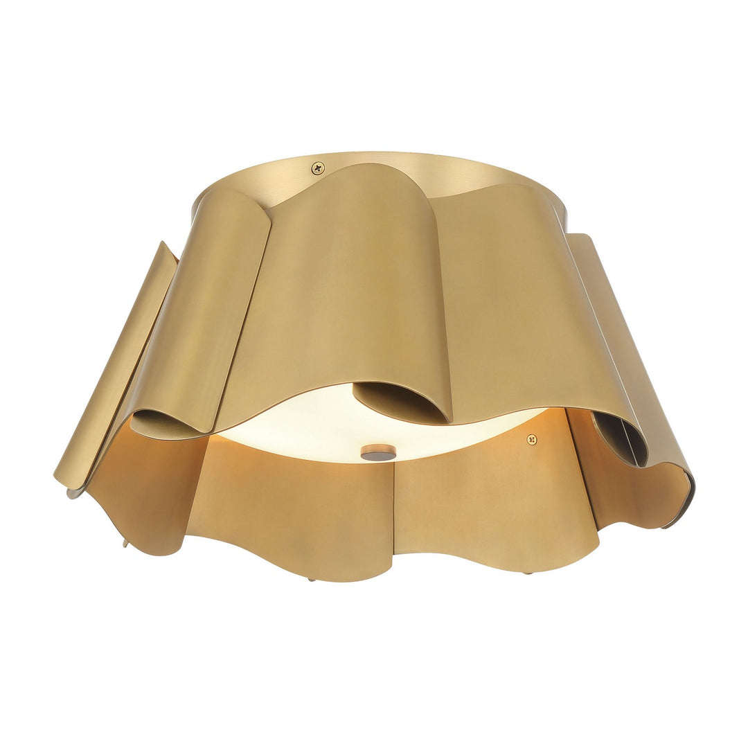 Minka-LaveryWaveformThree Light Flush Mount