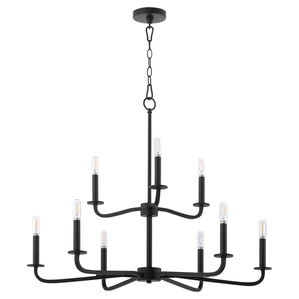 QuorumRutherfordNine Light Chandelier