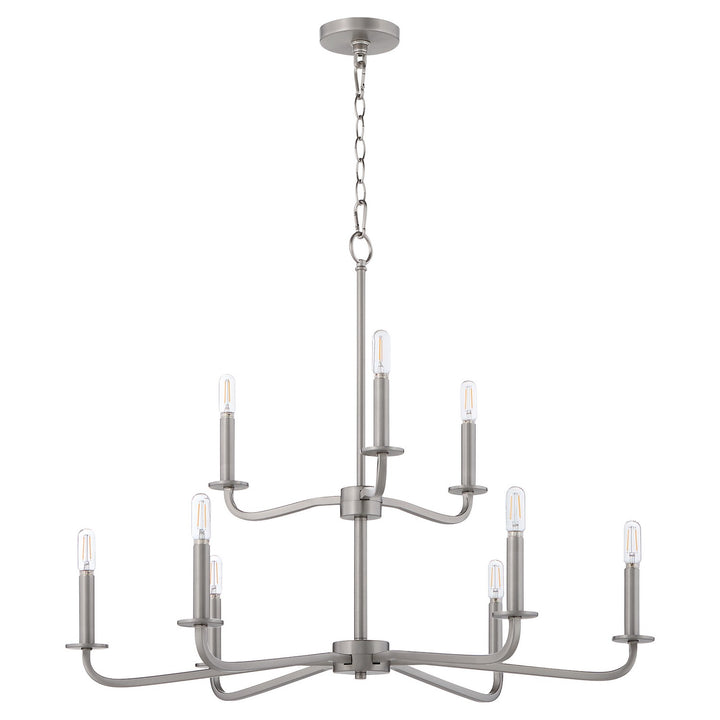 QuorumRutherfordNine Light Chandelier