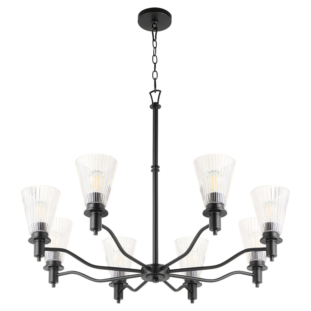 QuorumLawtonEight Light Chandelier