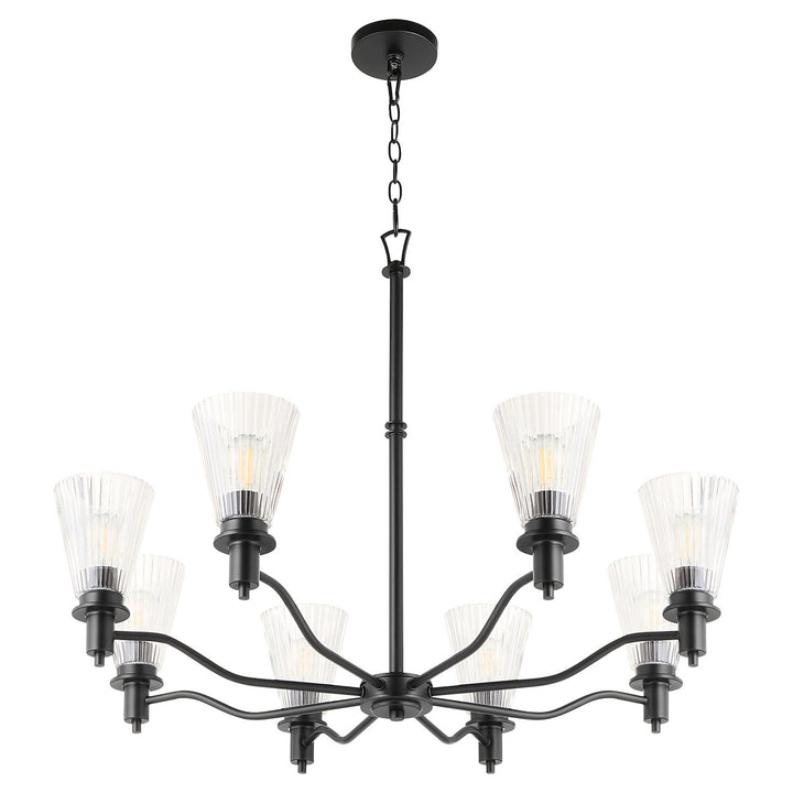 QuorumLawtonEight Light Chandelier