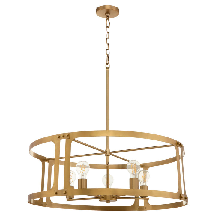 QuorumColburnFive Light Pendant