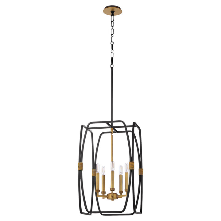QuorumBishopFive Light Pendant