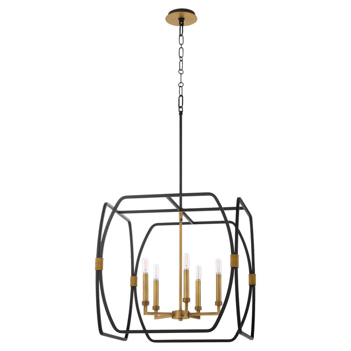 QuorumBishopFive Light Pendant