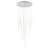 Kuzco Lighting Chute | Mid. Chandeliers at 195W, 13325lm, & 3000K Temp