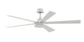 White Base with 5 Matte White Blades. / 64