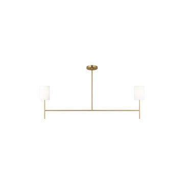 Visual Comfort StudioKeyTwo Light Linear Chandelier