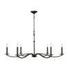Visual Comfort Studio Wellen | Large Chandeliers at 40W