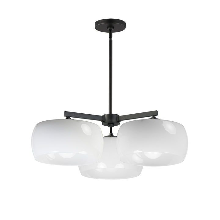 MaximGlazedThree Light Chandelier