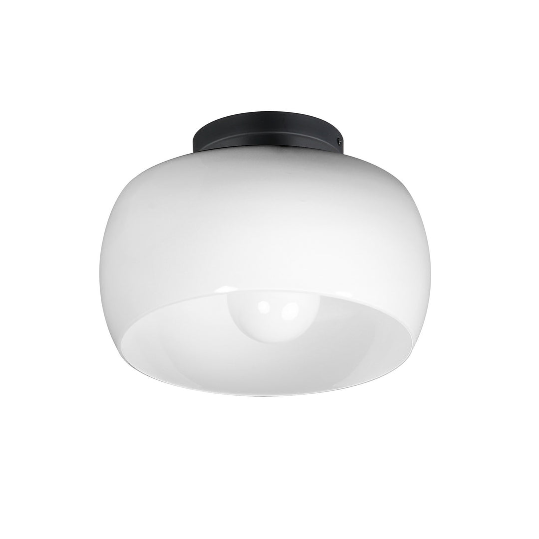MaximGlazedOne Light Flush Mount