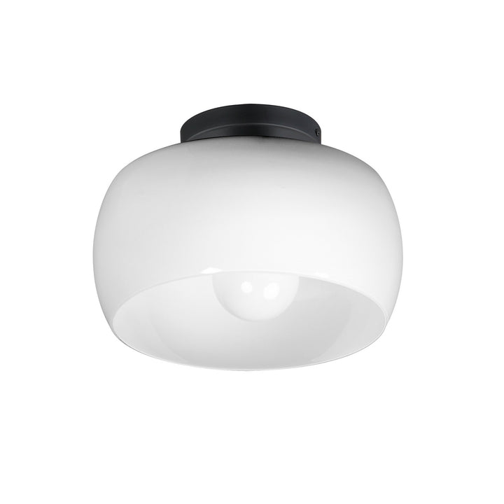 MaximGlazedOne Light Flush Mount