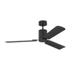 Visual Comfort Fan Cleancut Smart LED | Outdoor Ceiling Fan with 19.20W Array & Handheld Remote, 6-speed, Reverse and Dimmer