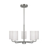 Generation Lighting Rhett | Mid. Chandeliers at 9W, 800lm, & 3000K Temp