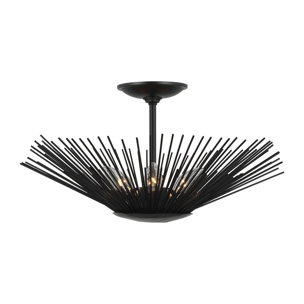 Visual Comfort StudioHeliosThree Light Semi-Flush Mount