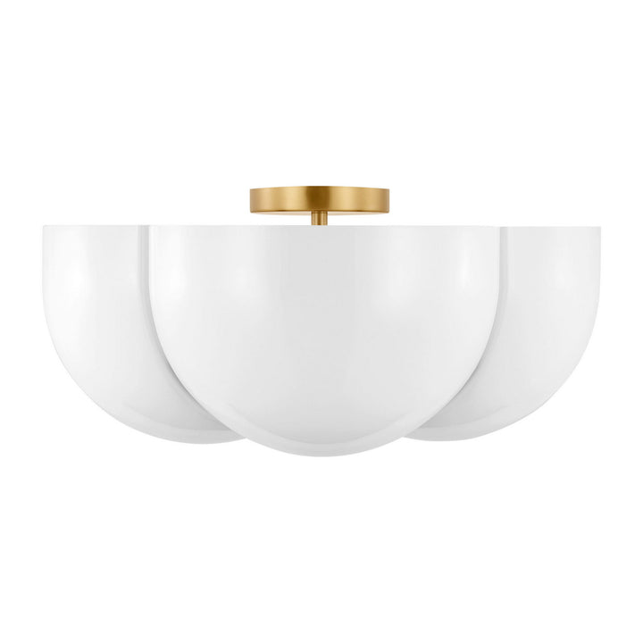 Visual Comfort StudioChevernyFour Light Semi-Flush Mount