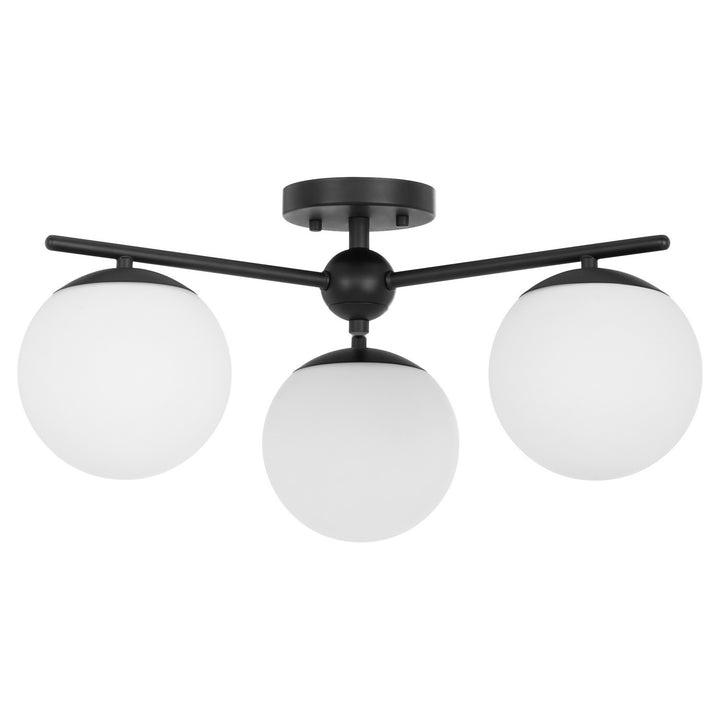 QuorumJasperThree Light Semi-Flush Mount