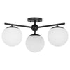 Quorum Jasper | Semi-Flush Mts. at 60W