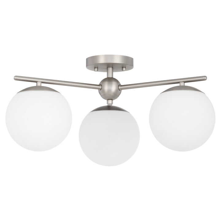 QuorumJasperThree Light Semi-Flush Mount